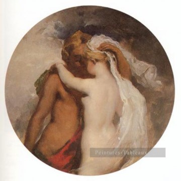 Nymphe et Satyre William Etty Nu Peinture à l'huile